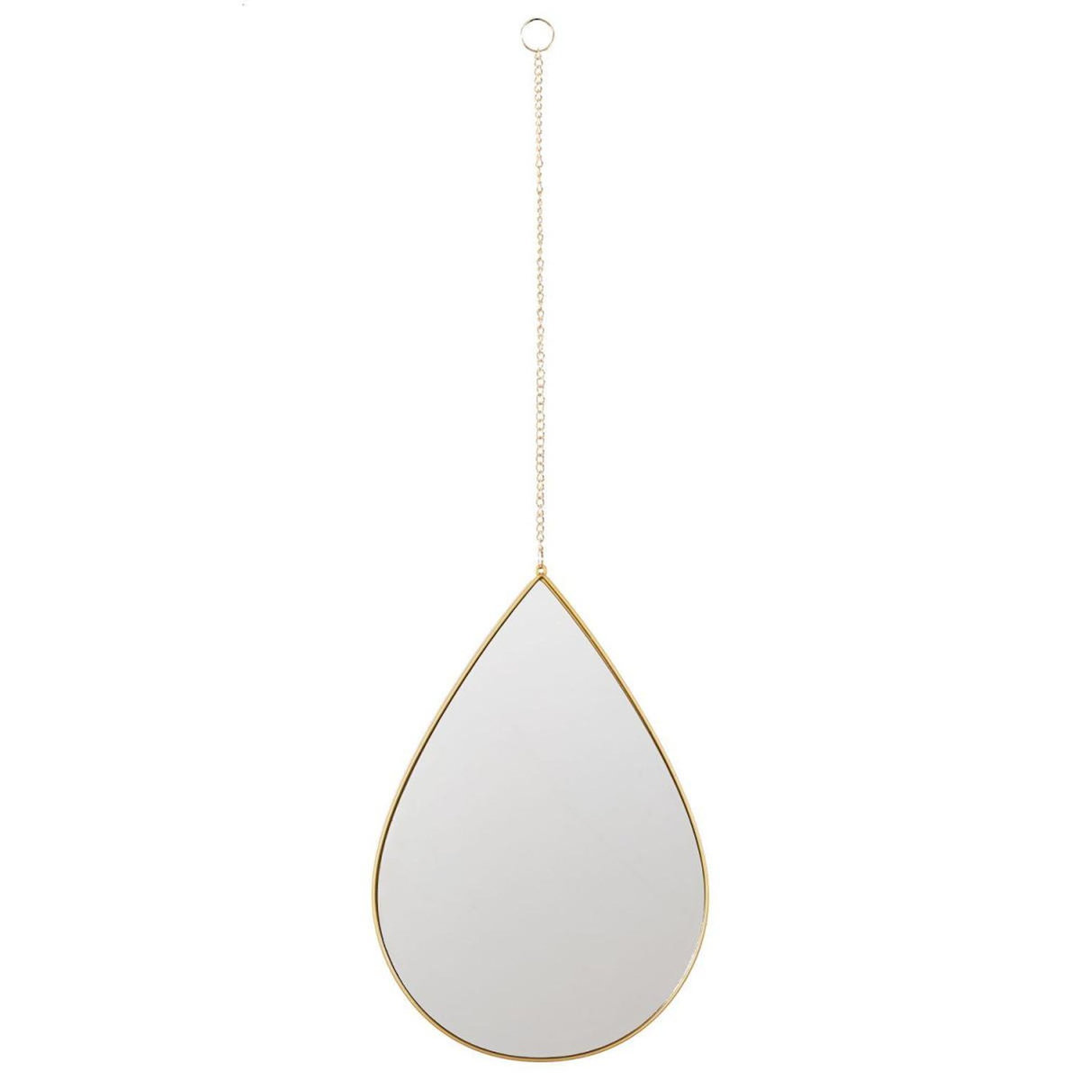 Paris Prix Lot de 3 Miroirs Déco  Goutte  27cm Or