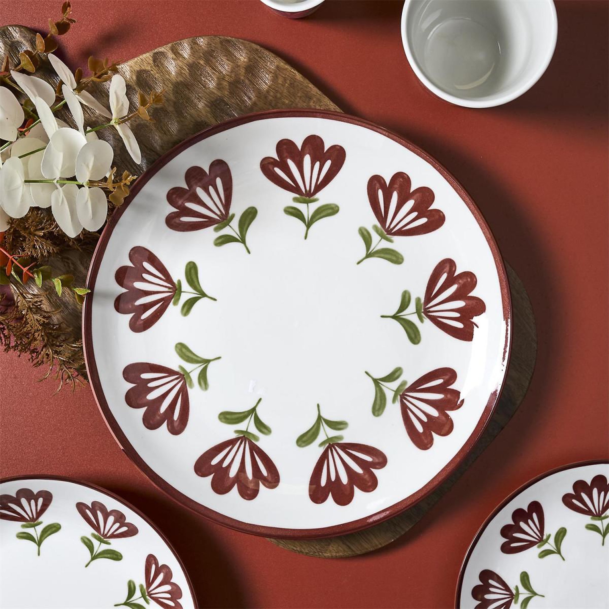Voir la diapositive 3 : COOK CONCEPT Lot de 6 assiettes plates  edith  26cm multicolore