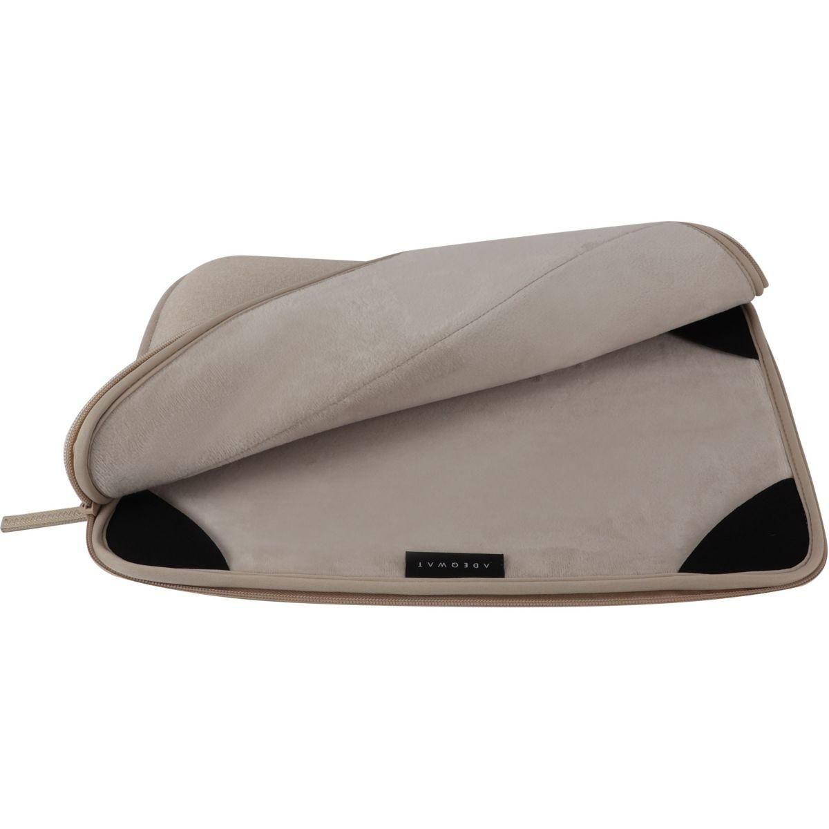 ADEQWAT Housse 13-14'' beige chiné