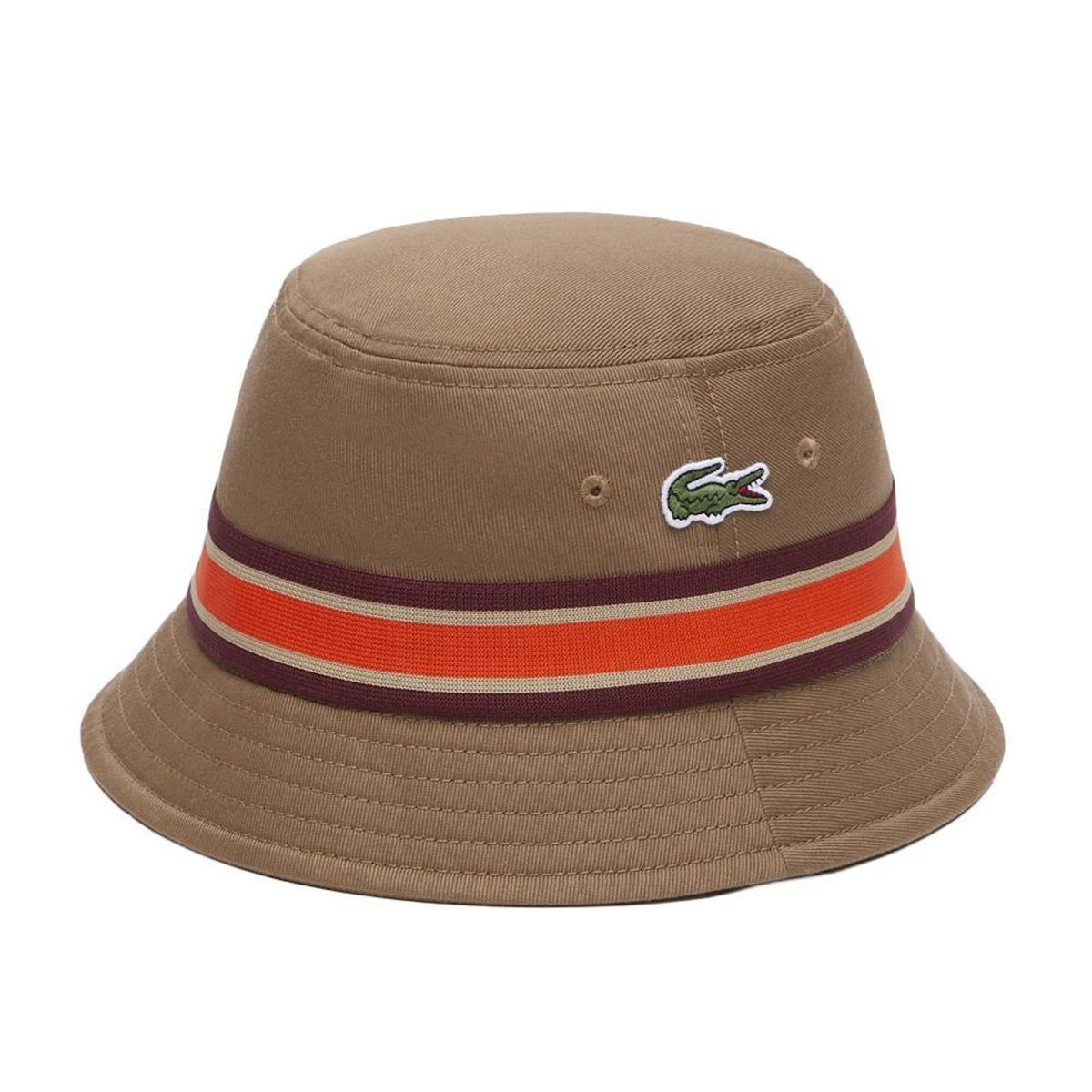 Lacoste Bob Marron Mixte Lacoste Gabardine