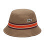 Voir la diapositive 2 : Lacoste Bob Marron Mixte Lacoste Gabardine