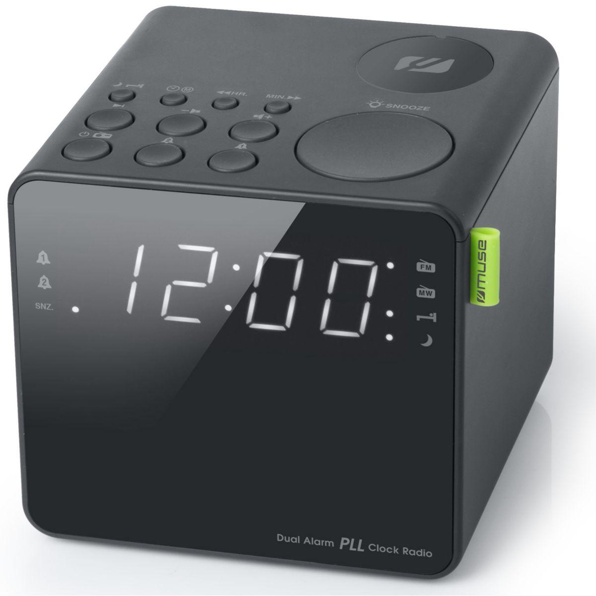 Muse Radio réveil M-187 CR noir