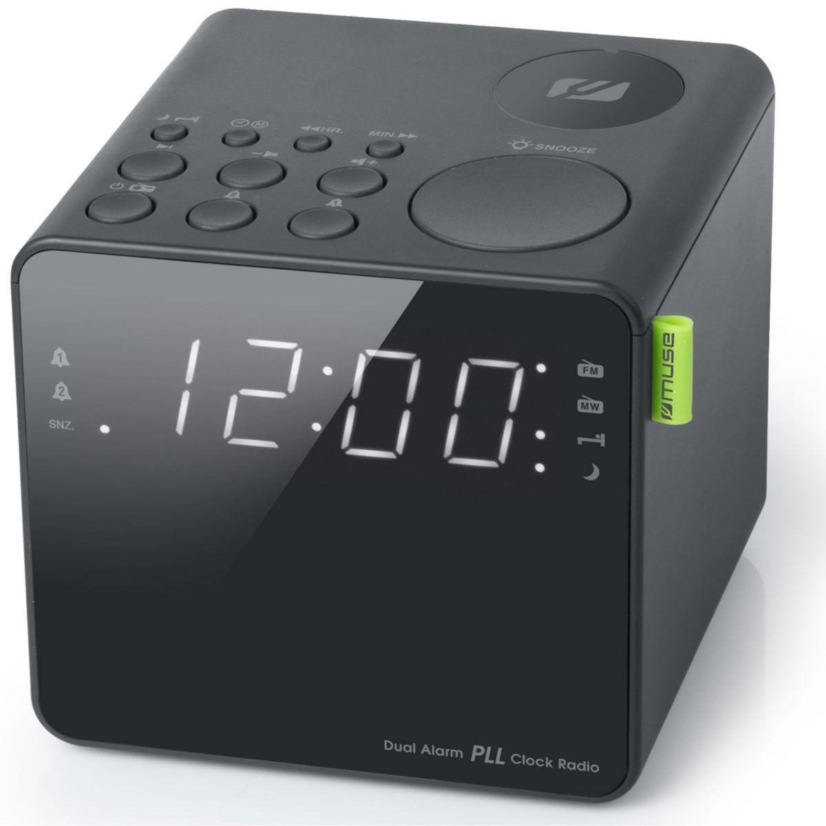 Muse Radio réveil M-187 CR noir