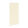 Voir la diapositive 4 : VIDAXL Store plisse creme 55x150 cm largeur du tissu 54,4 cm polyester