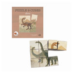 EGMONT TOYS Puzzle cube dinosaure en bois