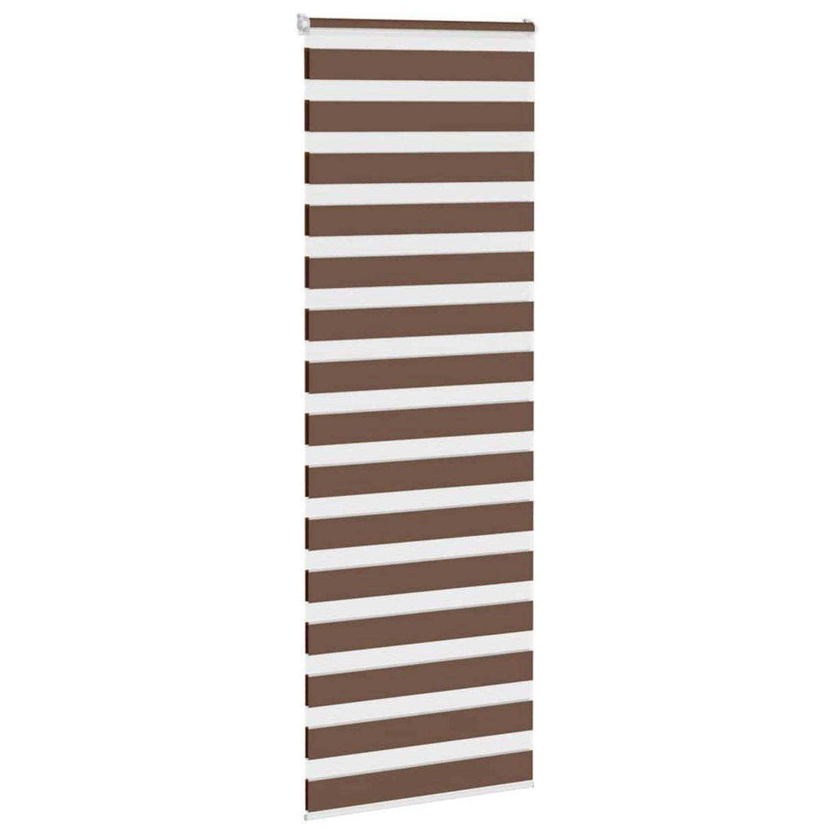 VIDAXL Store zebre marron 90x200 cm largeur du tissu 85,9 cm polyester