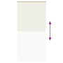 Voir la diapositive 5 : VIDAXL Store enrouleur occultant blanc casse 105x230 cm largeur tissu