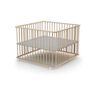 Voir la diapositive 4 : WEBABY Parc bébé pliant en bois 100 x 100 cm