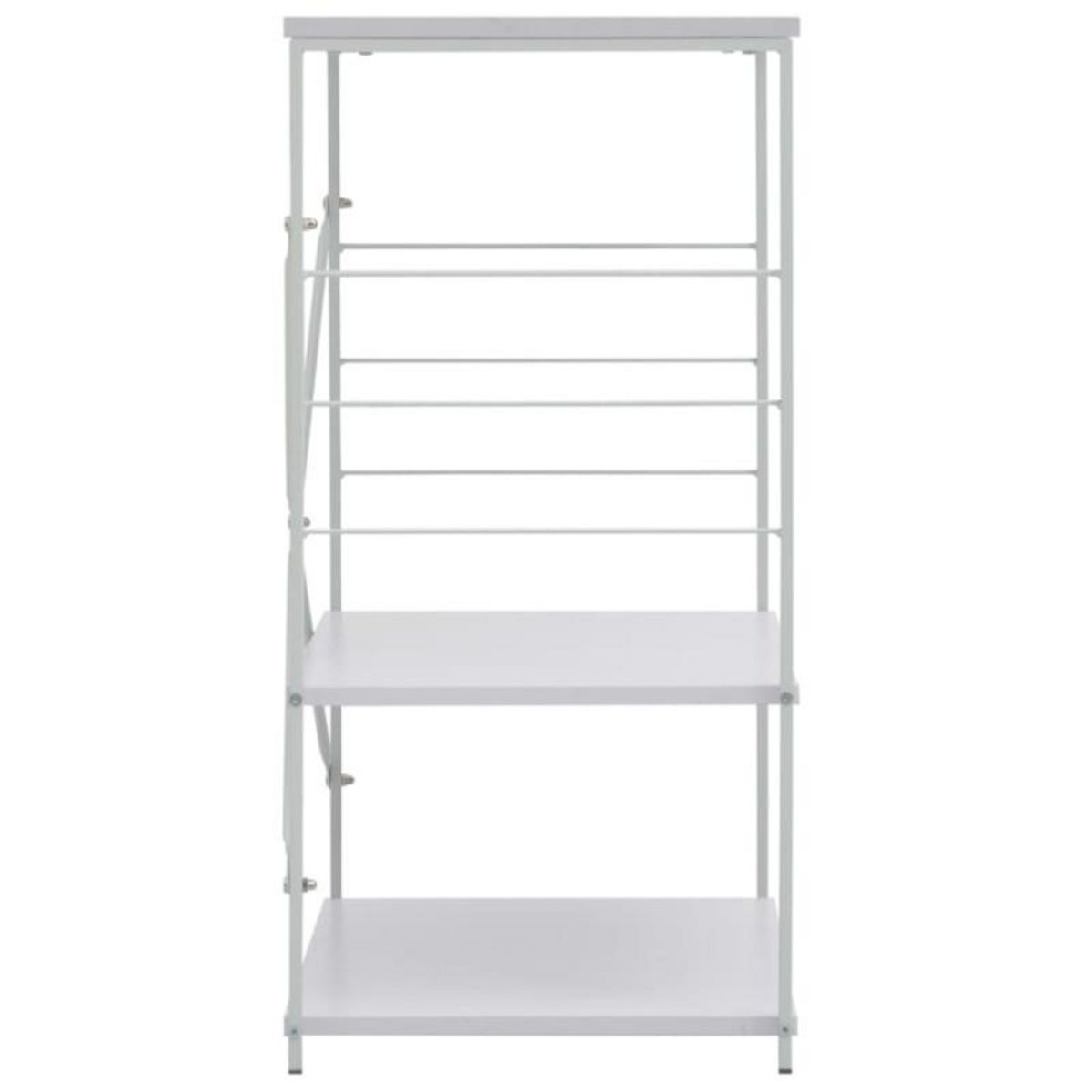 VIDAXL Armoire à four à micro ondes Blanc 60x39,6x79,5 cm