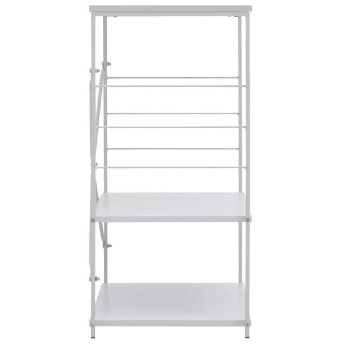 VIDAXL Armoire à four à micro ondes Blanc 60x39,6x79,5 cm