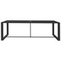 Voir la diapositive 3 : VIDAXL Table a dîner d'exterieur Anthracite 120x60x66 cm Aluminium