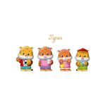 VULLI Lot de 4 personnages famille Tigre - KLOROFIL
