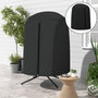 Voir la diapositive 2 : OUTSUNNY Housse de protection fauteuil suspendu de jardin - imperméable, zip - Ø 128 x 190H cm - noir