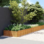 Voir la diapositive 1 : VIDAXL Lit sureleve de jardin 1150x100x36 cm acier corten