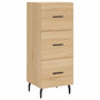 Voir la diapositive 2 : VIDAXL Buffet Chene sonoma 34,5x34x90 cm Bois d'ingenierie