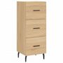 Voir la diapositive 2 : VIDAXL Buffet Chene sonoma 34,5x34x90 cm Bois d'ingenierie