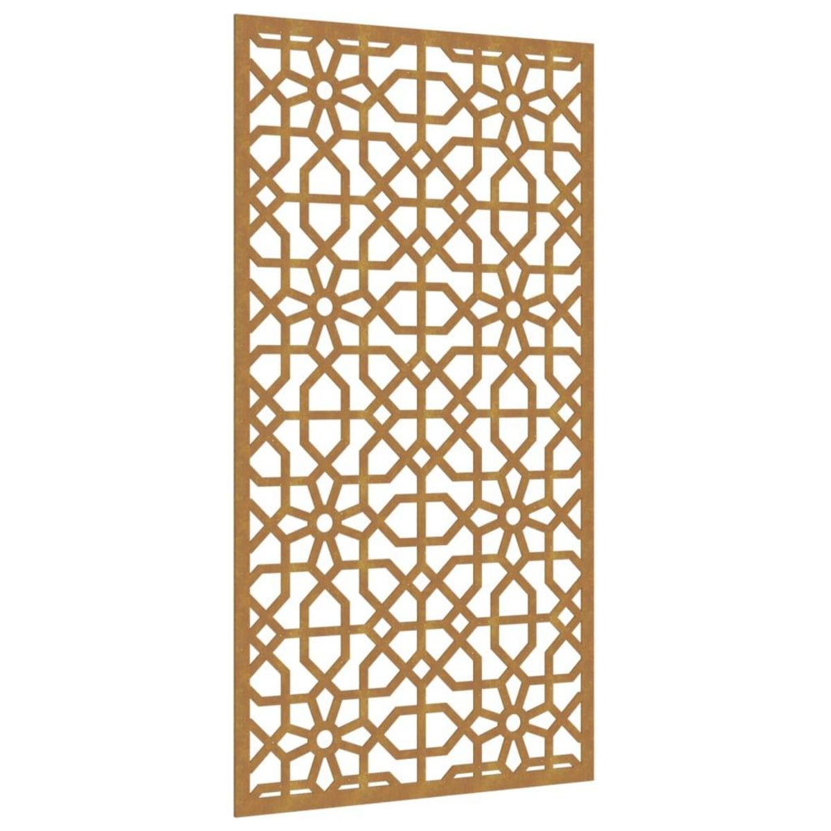 VIDAXL Decoration murale jardin 105x55cm acier corten design mauresque