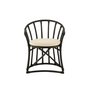 Voir la diapositive 2 : Paris Prix Chaise Rotin & Coussin  Howard  70cm Noir