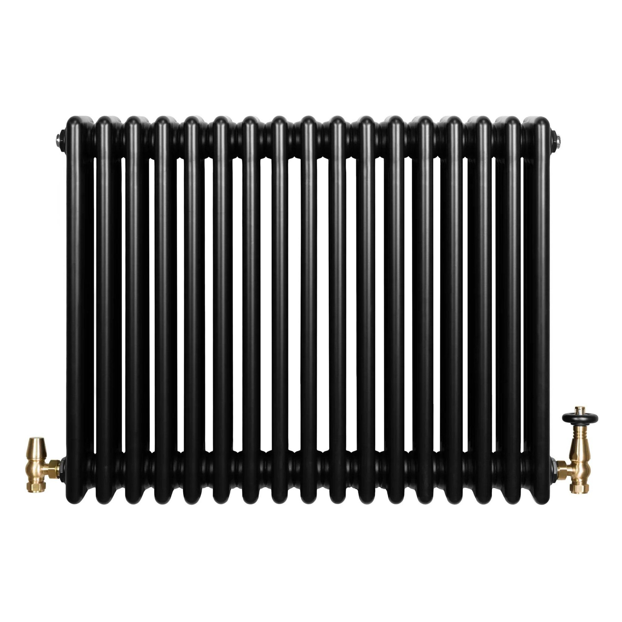 Voir la diapositive 1 : MONSTERSHOP Radiateur traditionnel à 4 colonnes & vannes - 600 x 785 mm