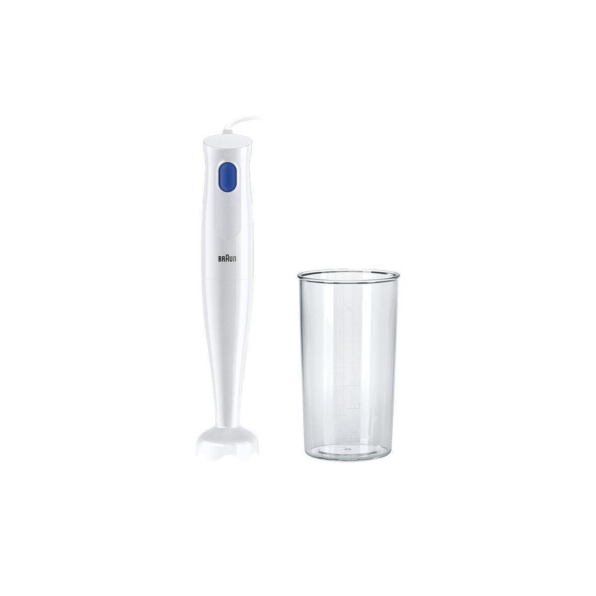 Voir la diapositive 2 : BRAUN Mixeur plongeant Braun MultiQuick 1 MQ 10.001P Bleu