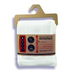 DODO protège oreiller imperméable en coton recyclé. Coloris disponibles : Blanc