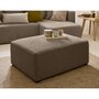 Voir la diapositive 2 : BEST MOBILIER Topaze - pouf - en tissu velours relief
