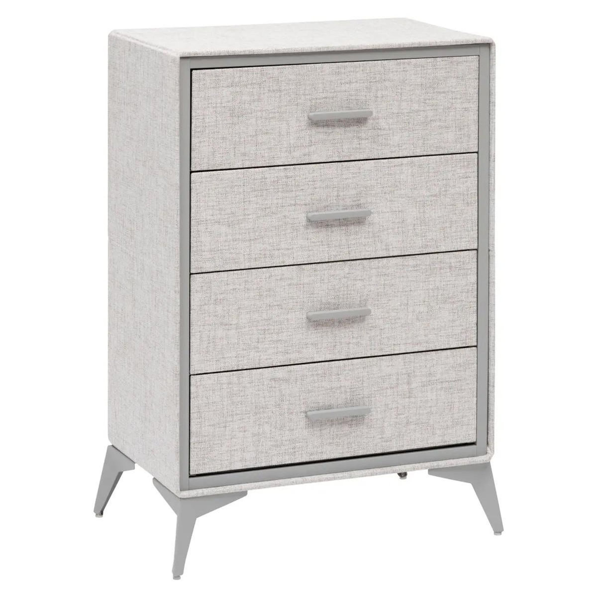 FIVE Commode 5 Tiroirs Paniers  Granite  90cm Gris