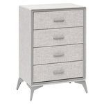 FIVE Commode 5 Tiroirs Paniers  Granite  90cm Gris