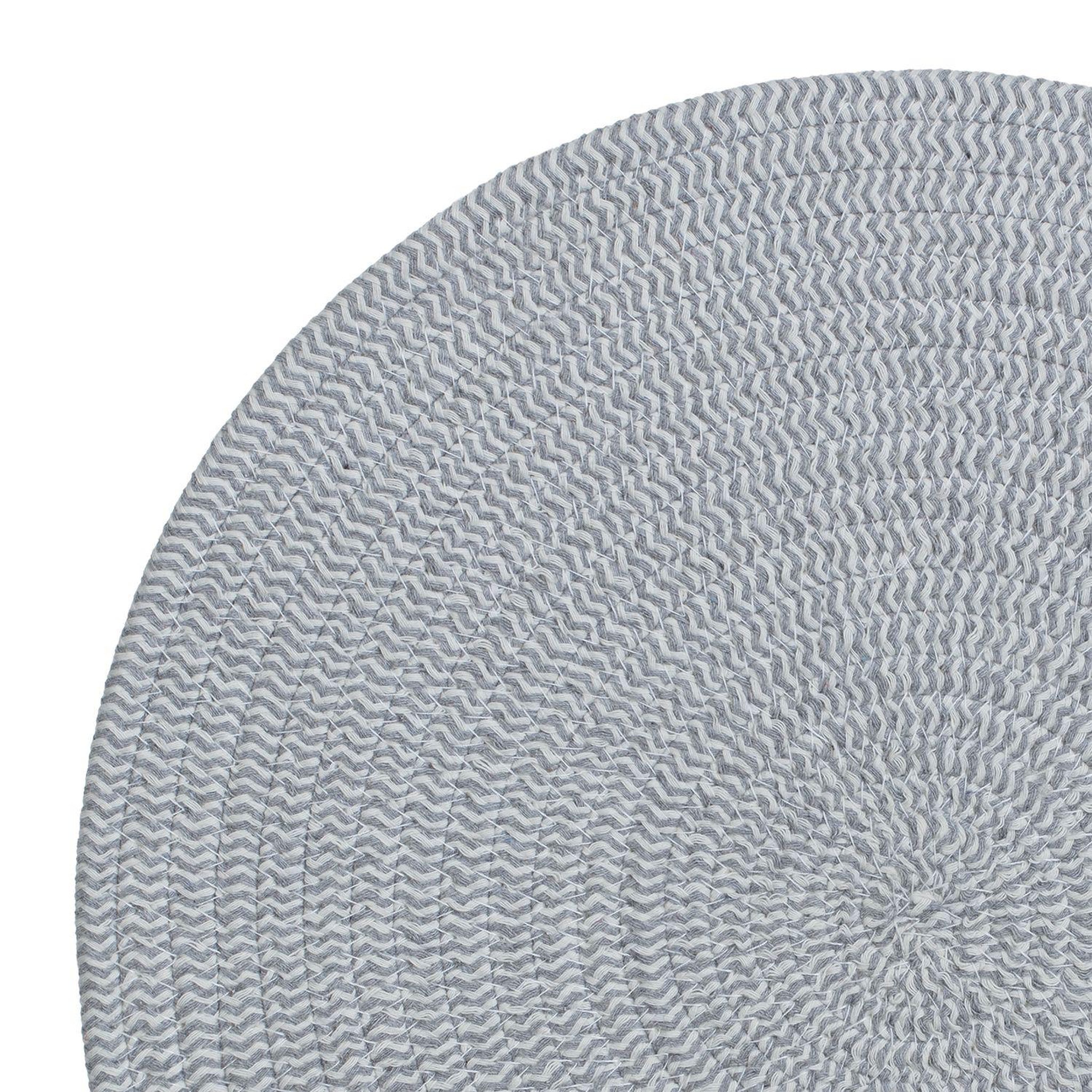 Voir la diapositive 2 : TOILINUX Lot de 6 sets de table rond en coton Alana