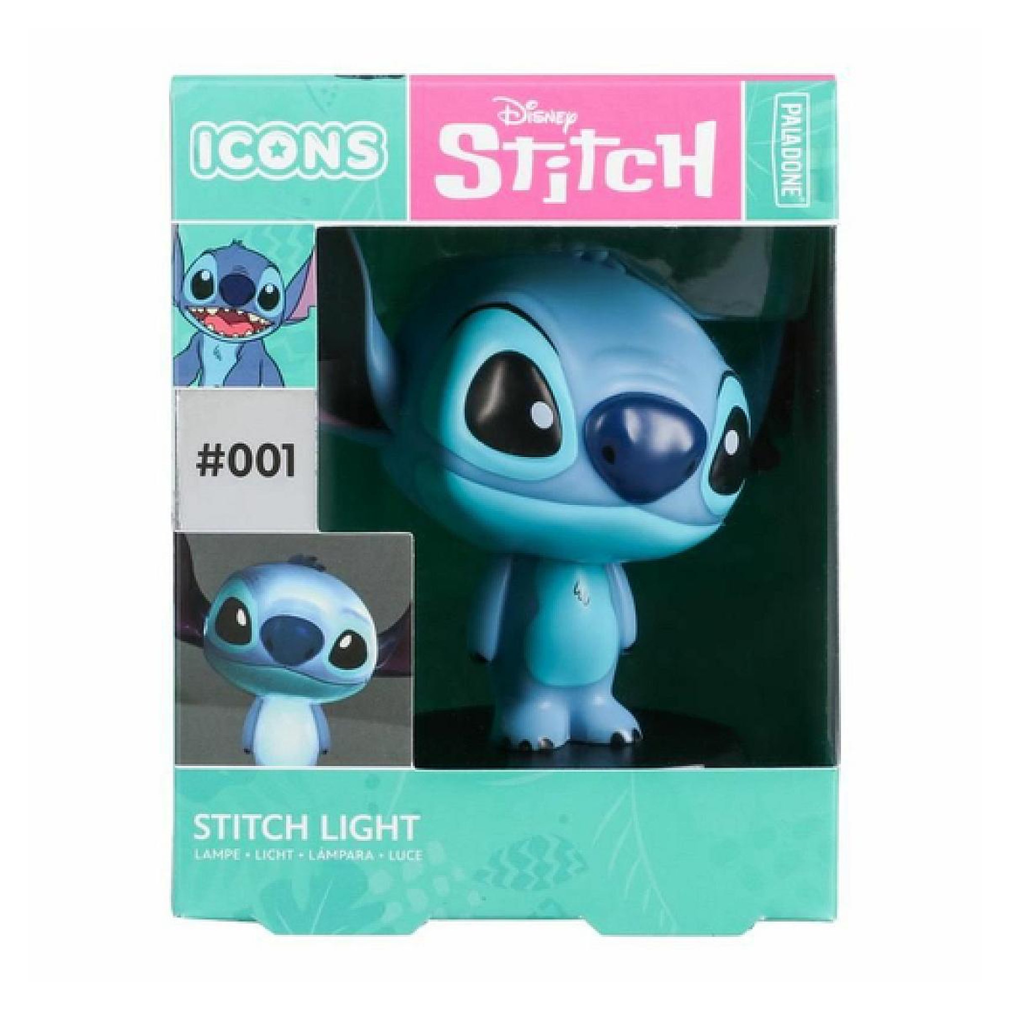 Voir la diapositive 4 : WORLD TRADE & TECHNOLOGIE Stitch Lampe veuilleuse 11cm