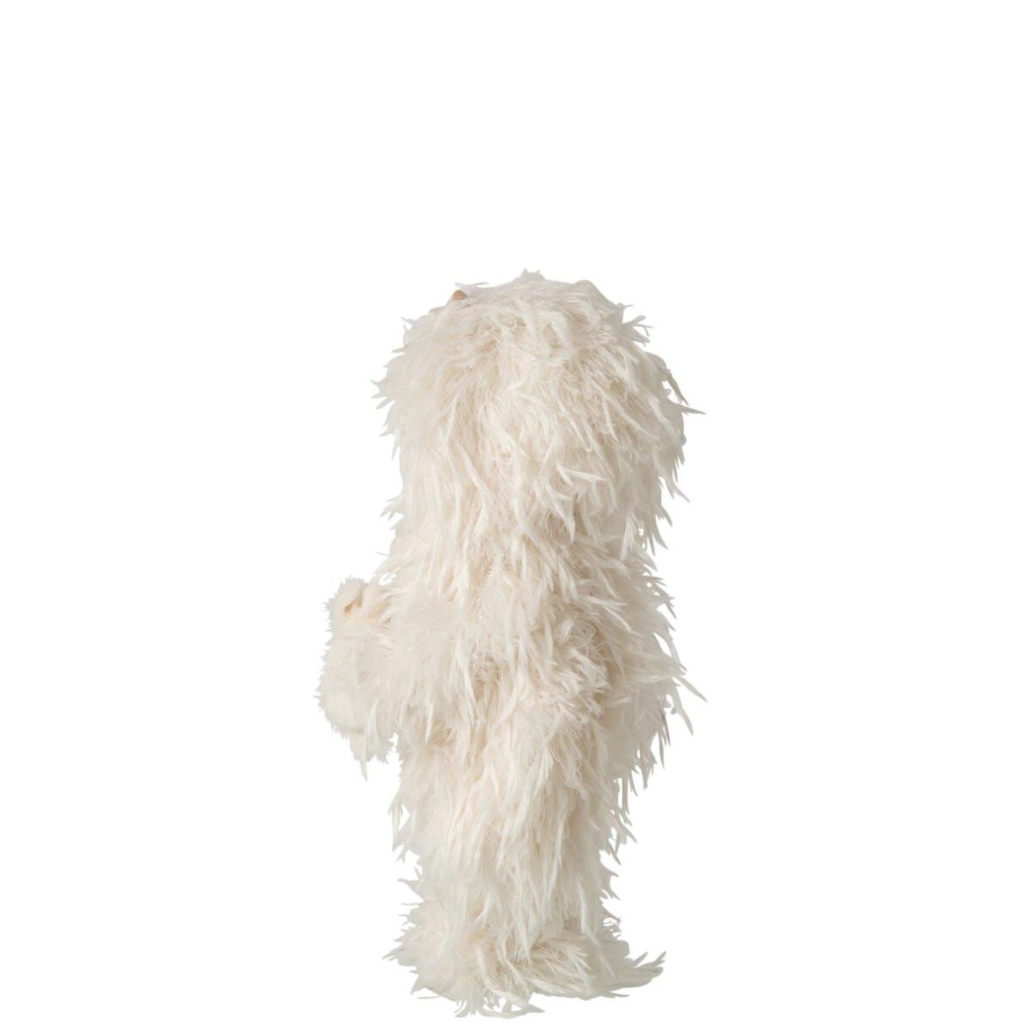 Voir la diapositive 2 : J-LINE Statuette enfant en coq  laszlo  39cm blanc