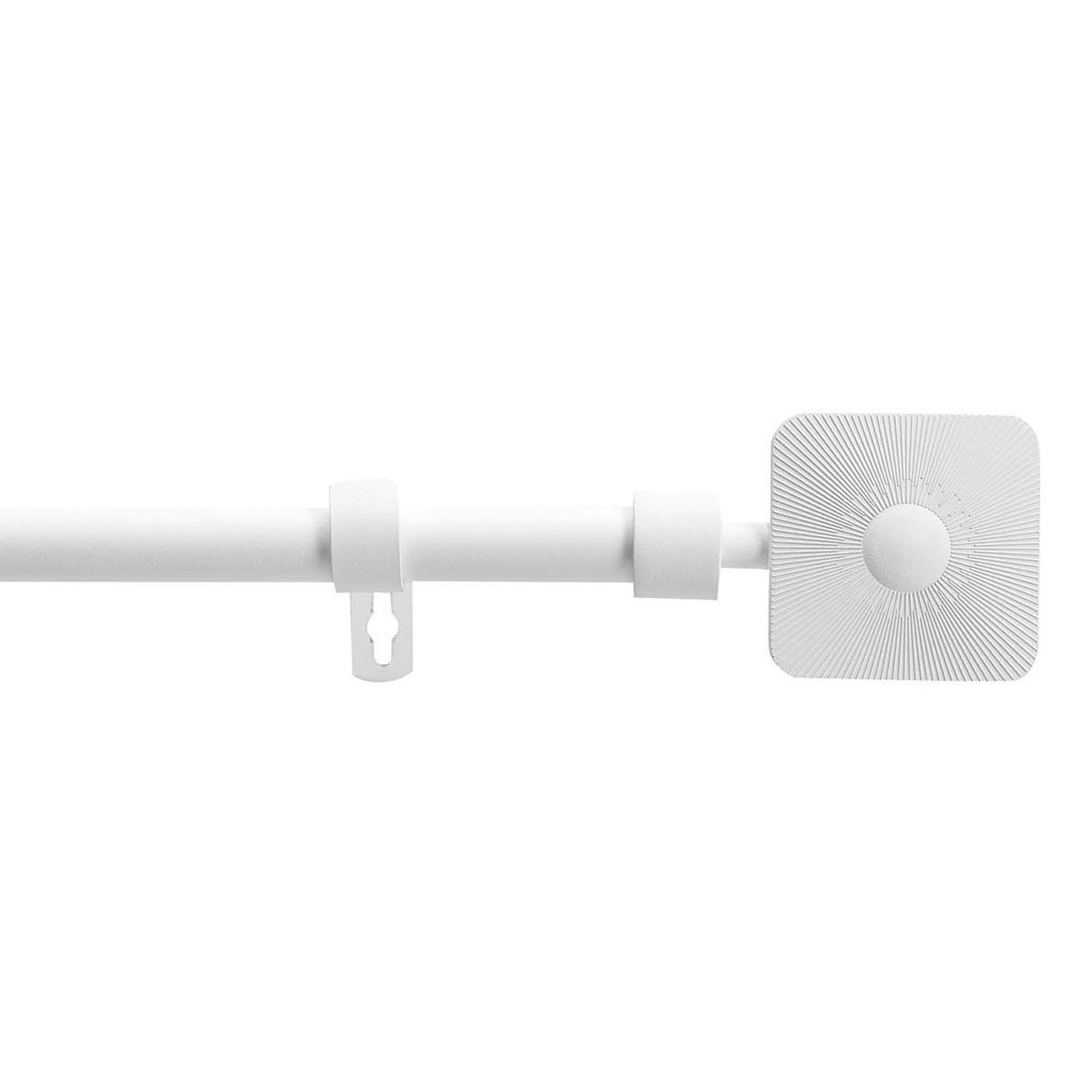 Douceur d'Intérieur Kit tringle à rideau extensible  sarita  120-210cm blanc