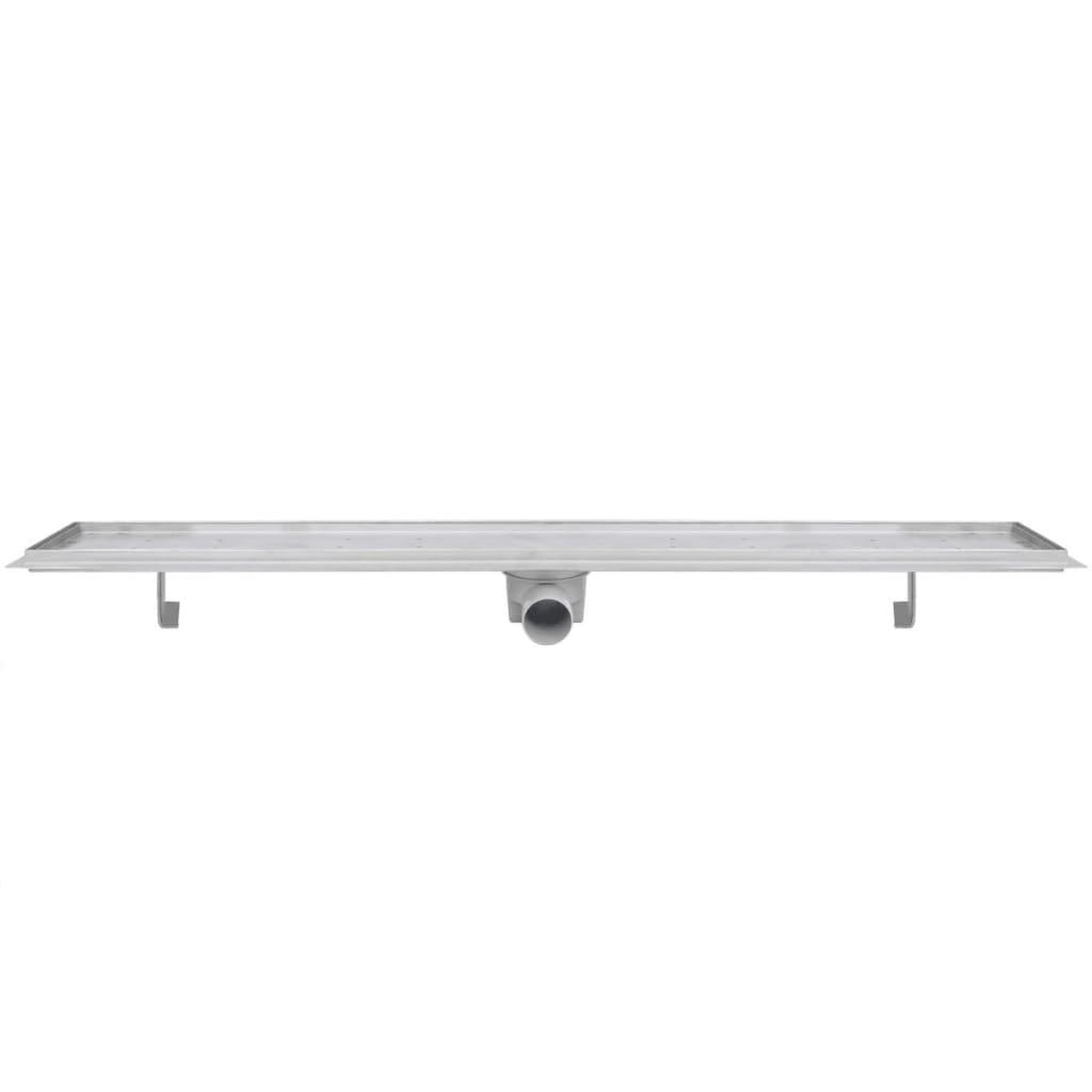 Voir la diapositive 4 : VIDAXL Drain de douche lineaire 2 pc 1030 x 140 mm Acier inoxydable
