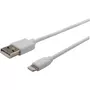 Listo Câble Lightning USB-A vers Lightning 90cm non MFI Blanc