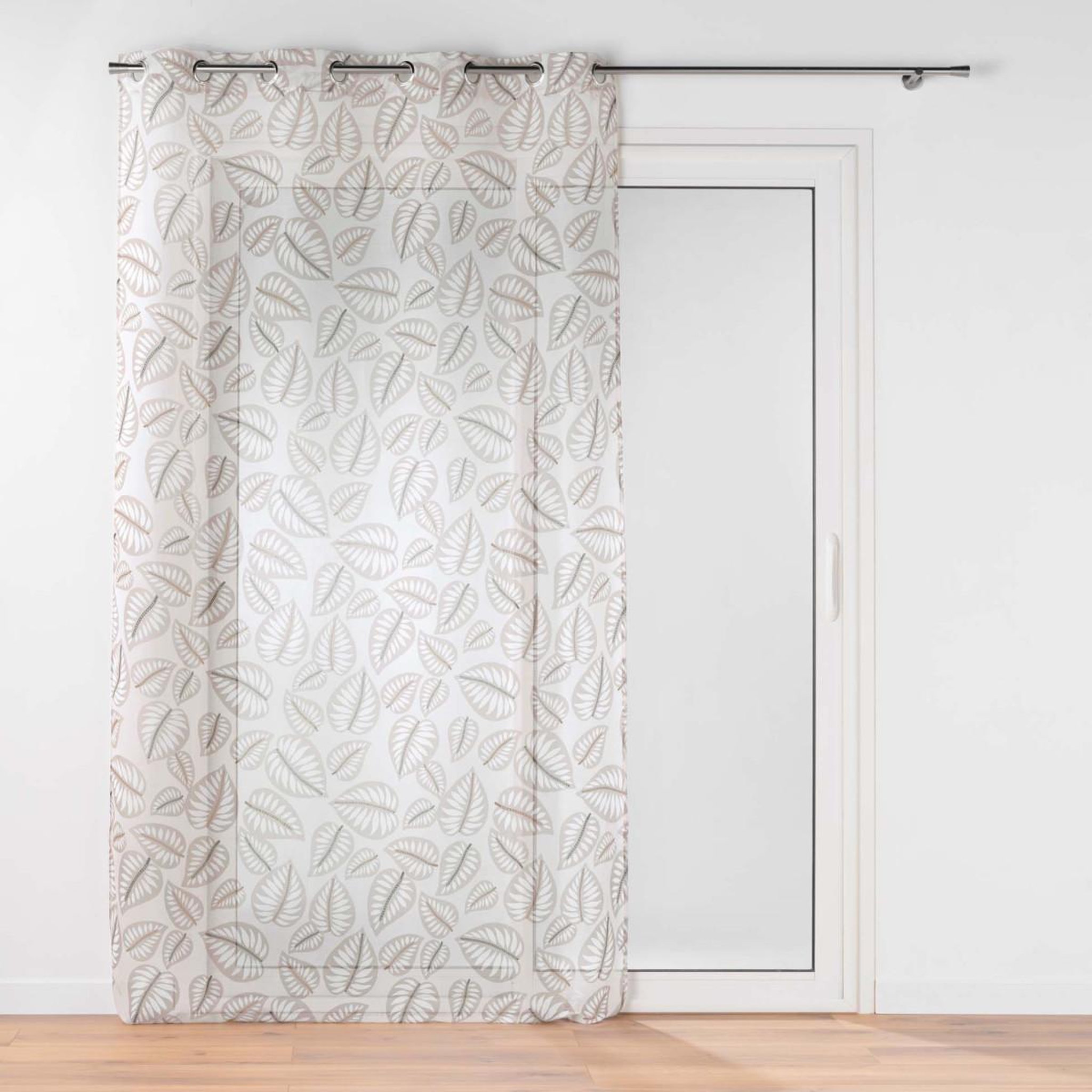 Douceur d'Intérieur Rideau voilage à œillets  alma  140x240cm naturel