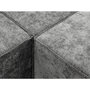 Voir la diapositive 4 : Habitat et Jardin Canapé droit modulable en tissu texturé  Lusso  - 3 places - Gris