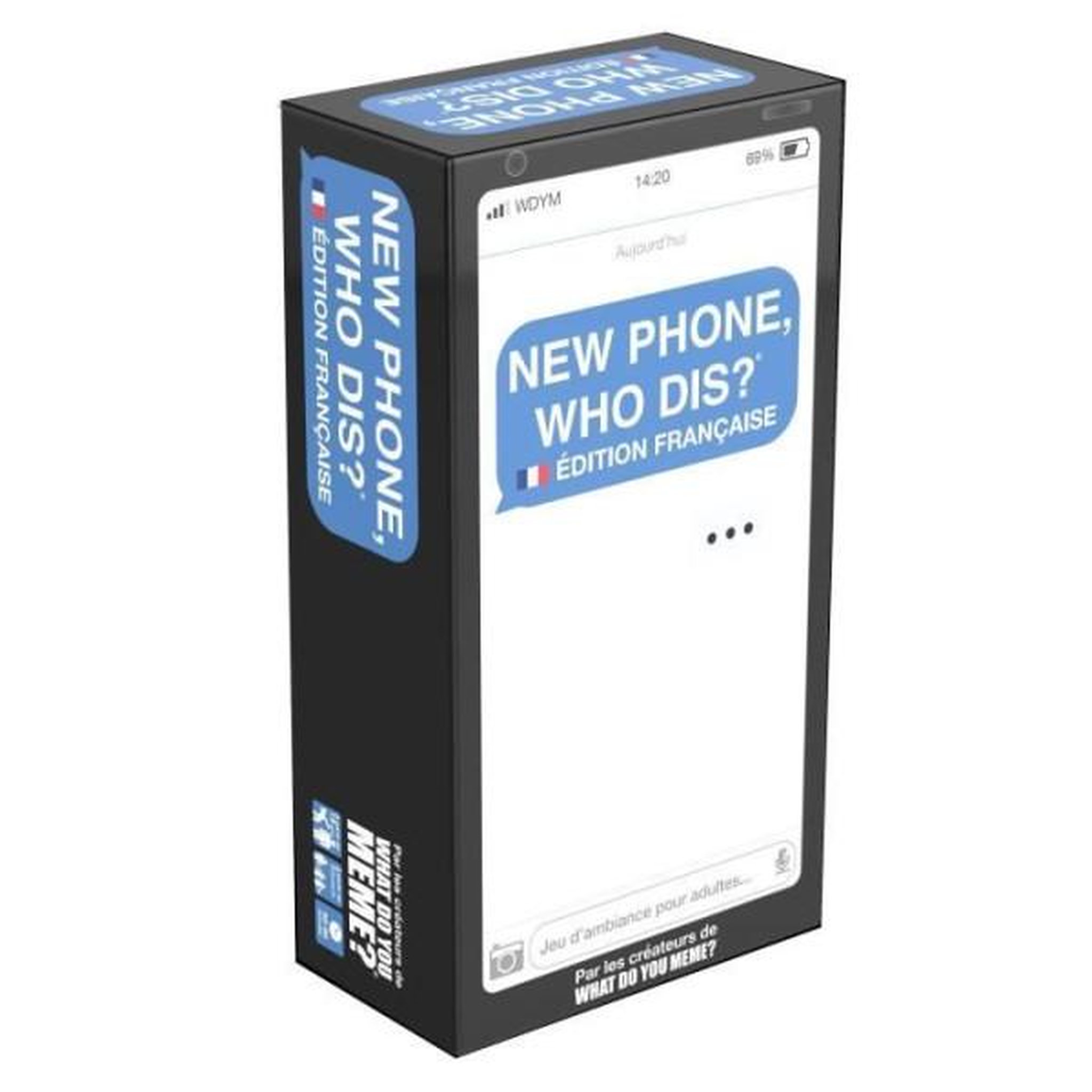 Megableu What do you meme ? New Phone, Who Dis ? - Jeu de société d'ambiance - MEGABLEU - Édition Française - Adulte