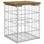 Voir la diapositive 5 : VIDAXL Banc de jardin design gabion 33x31x42 cm bois de pin impregne