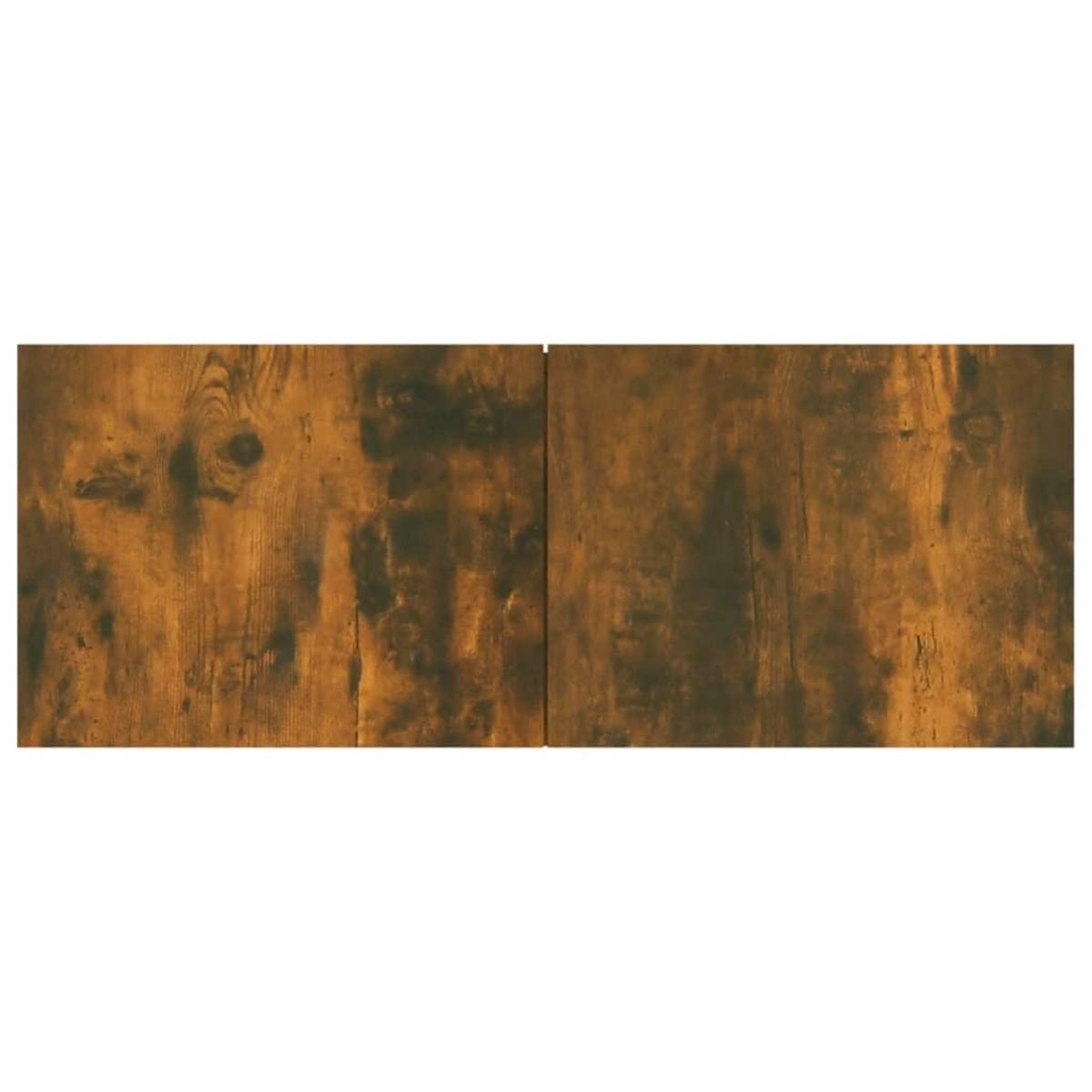 VIDAXL Meuble TV chene fume 80x30x30 cm bois d'ingenierie