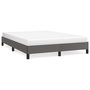 Voir la diapositive 1 : VIDAXL Cadre de lit sans matelas gris 140x190 cm similicuir