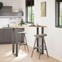 Voir la diapositive 2 : VIDAXL Pieds de table basse forme de U 2 pcs anthracite 60x(110-111)cm