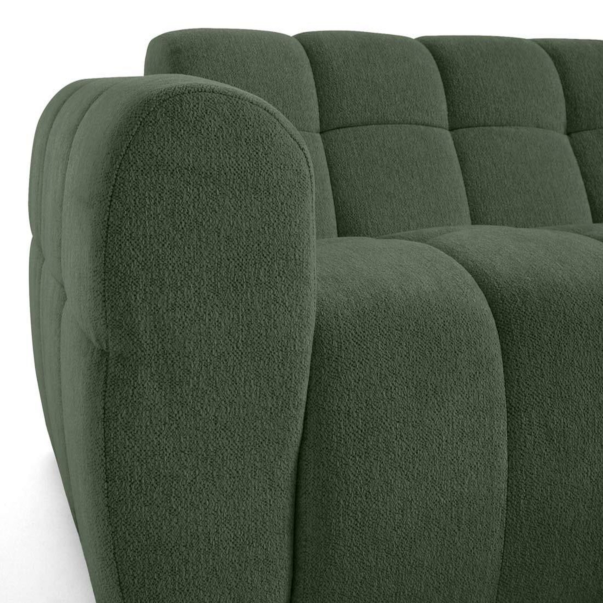 Voir la diapositive 5 : LISA DESIGN Ray - canapé d'angle droit - 4 places - en tissu texturé