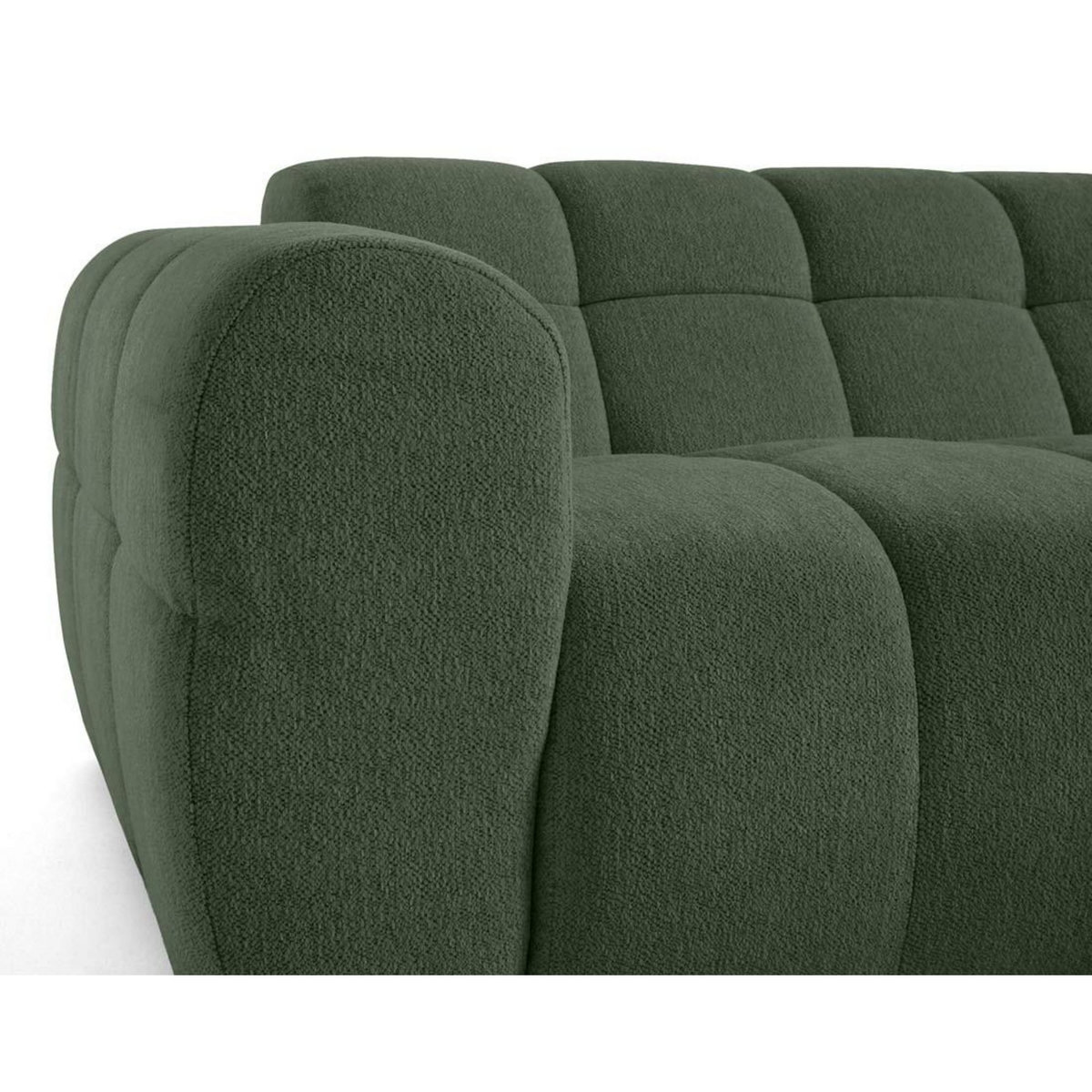 LISA DESIGN Ray - canapé d'angle droit - 4 places - en tissu texturé