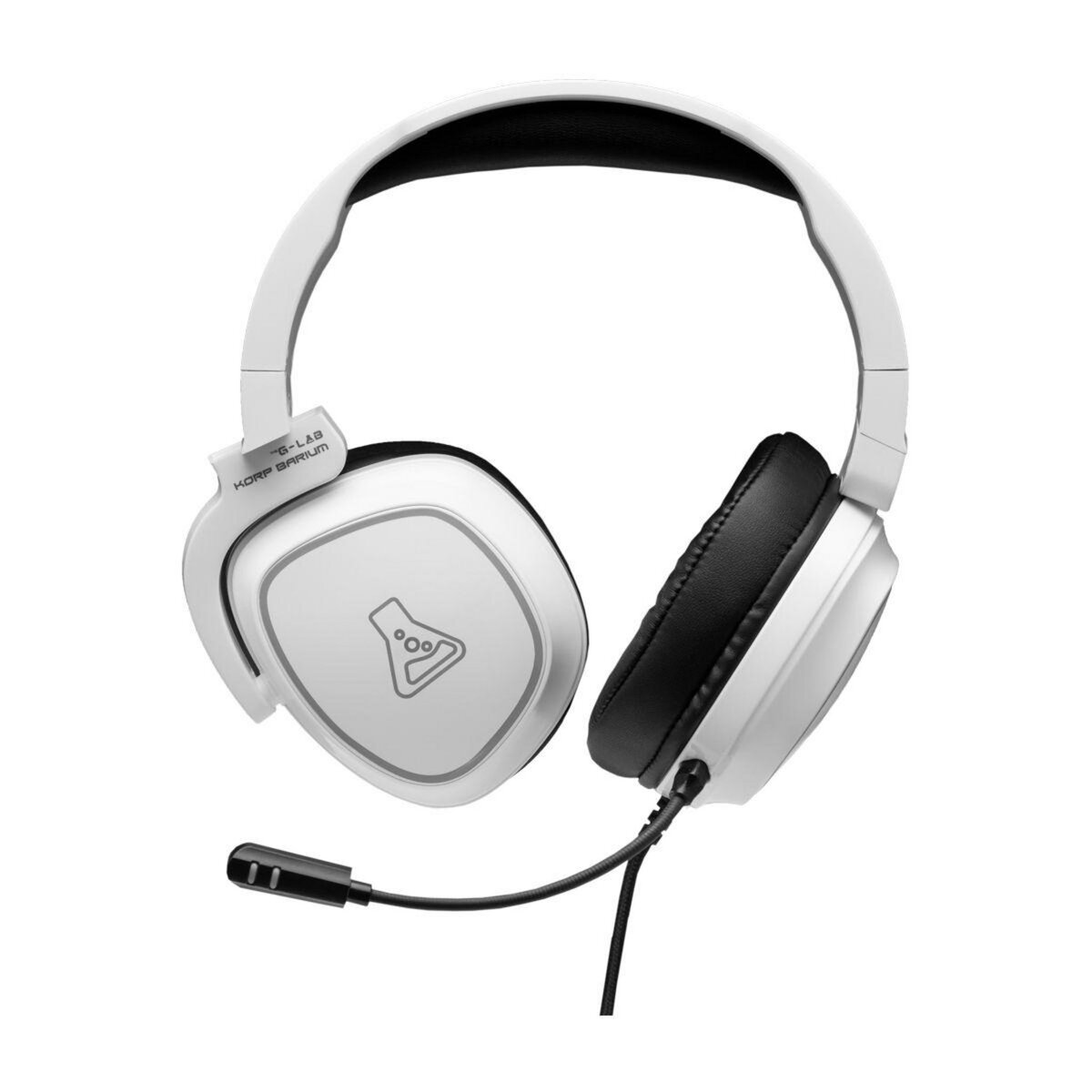 THE G-LAB Casque gamer KORP BARIUM Blanc