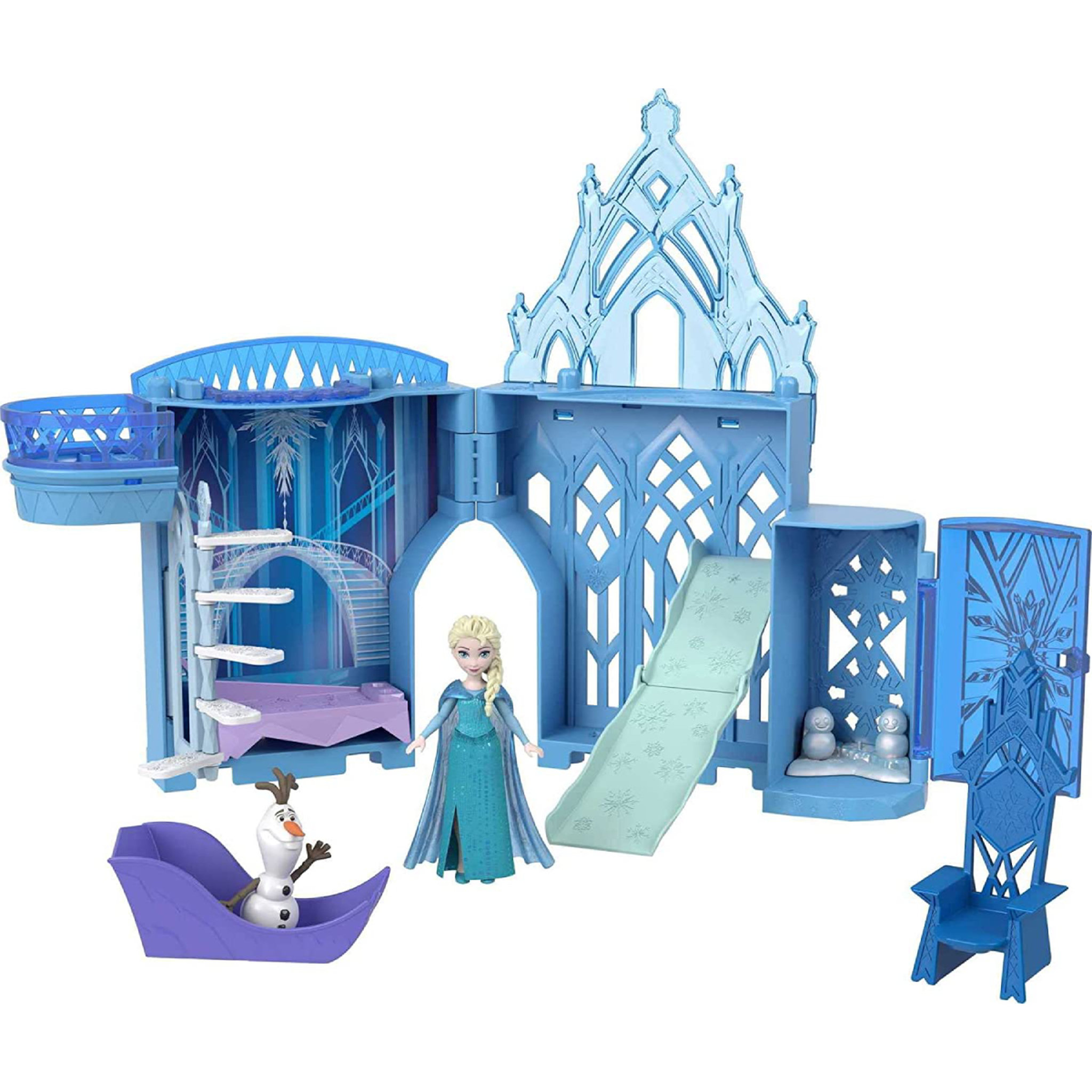 Voir la diapositive 2 : DISNEY PRINCESS Le palais de glace d'Elsa La Reine des Neiges Disney 