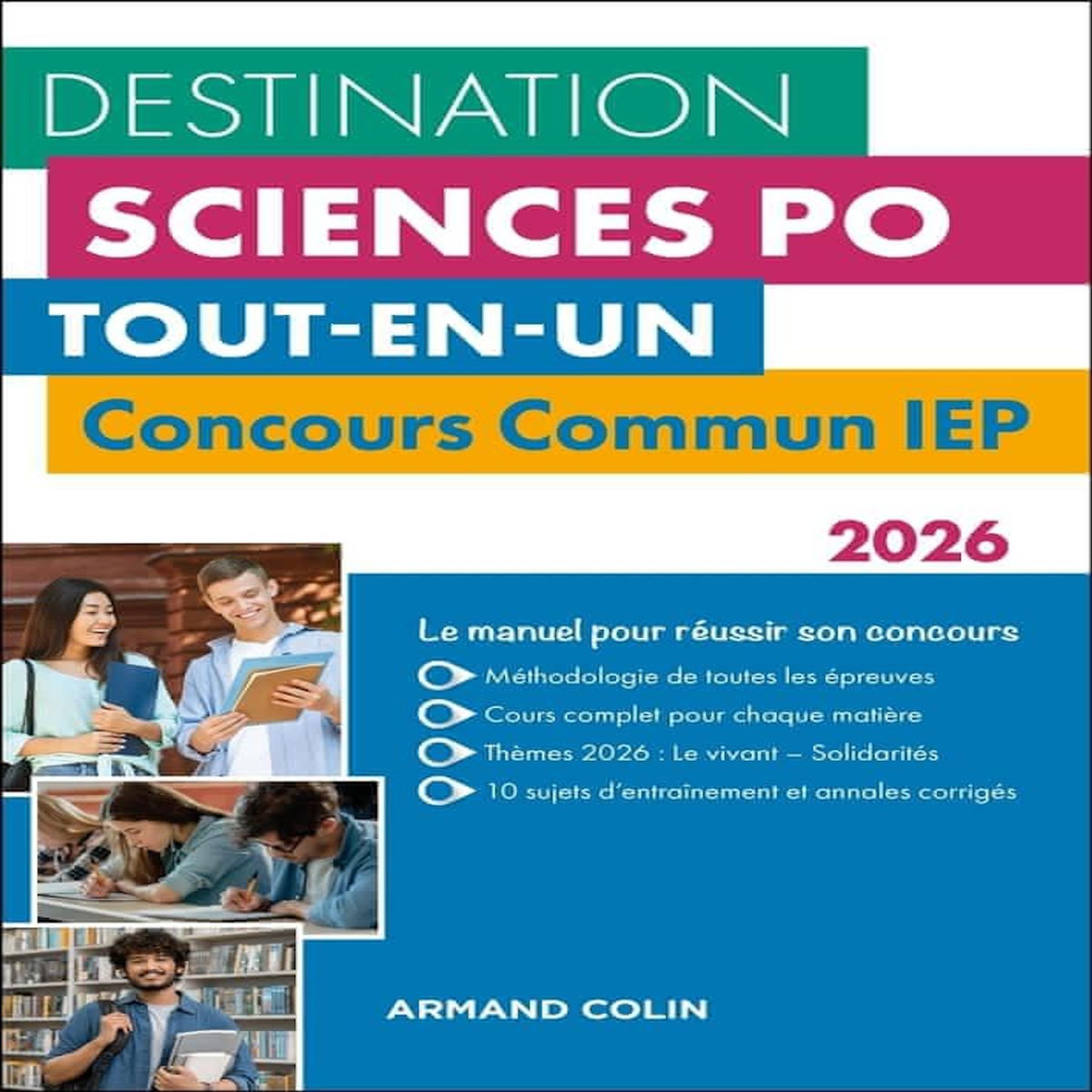CONCOURS COMMUN IEP. TOUT-EN-UN, EDITION 2026, Delarue Dimitri