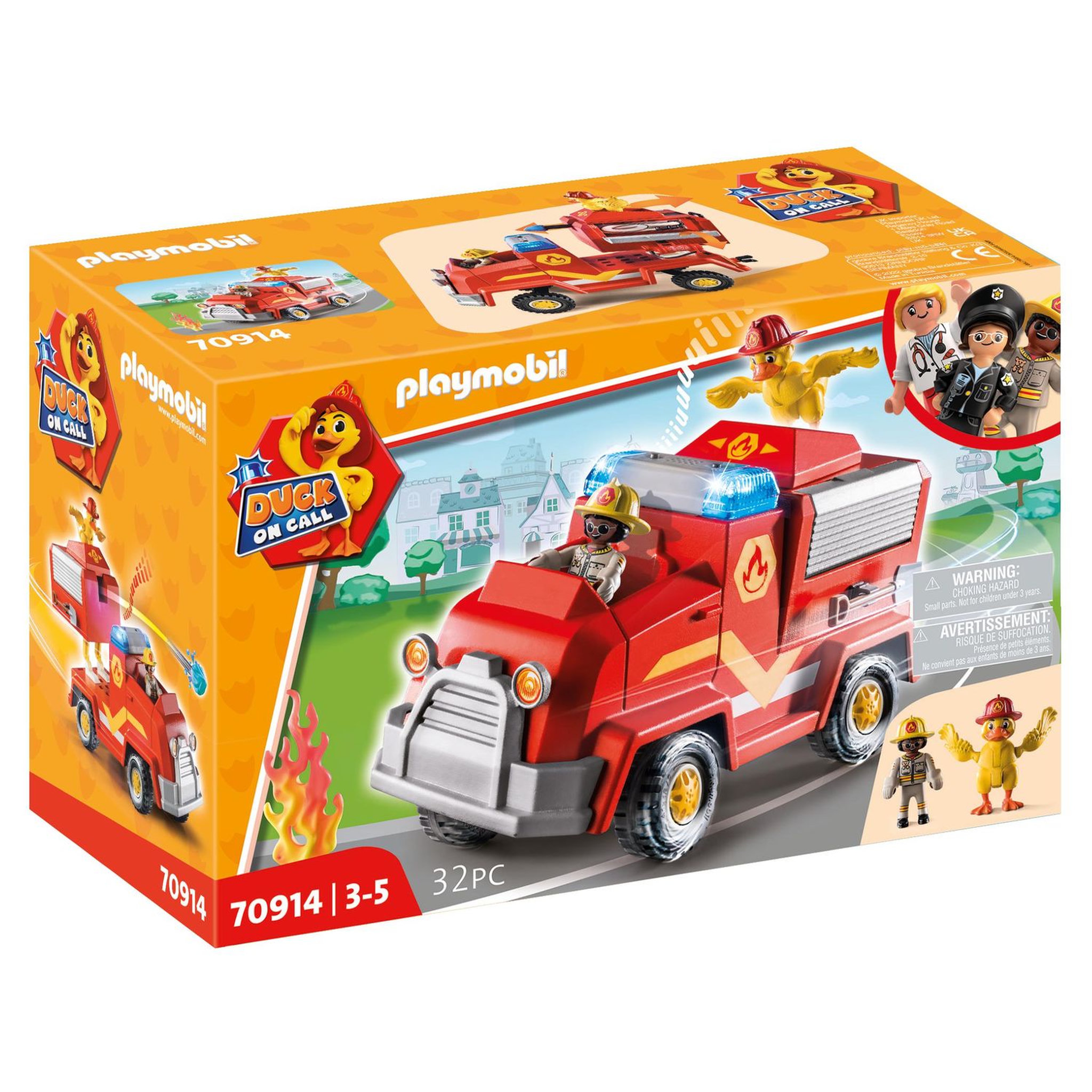PLAYMOBIL Duck on call 70914 Véhicule de pompier