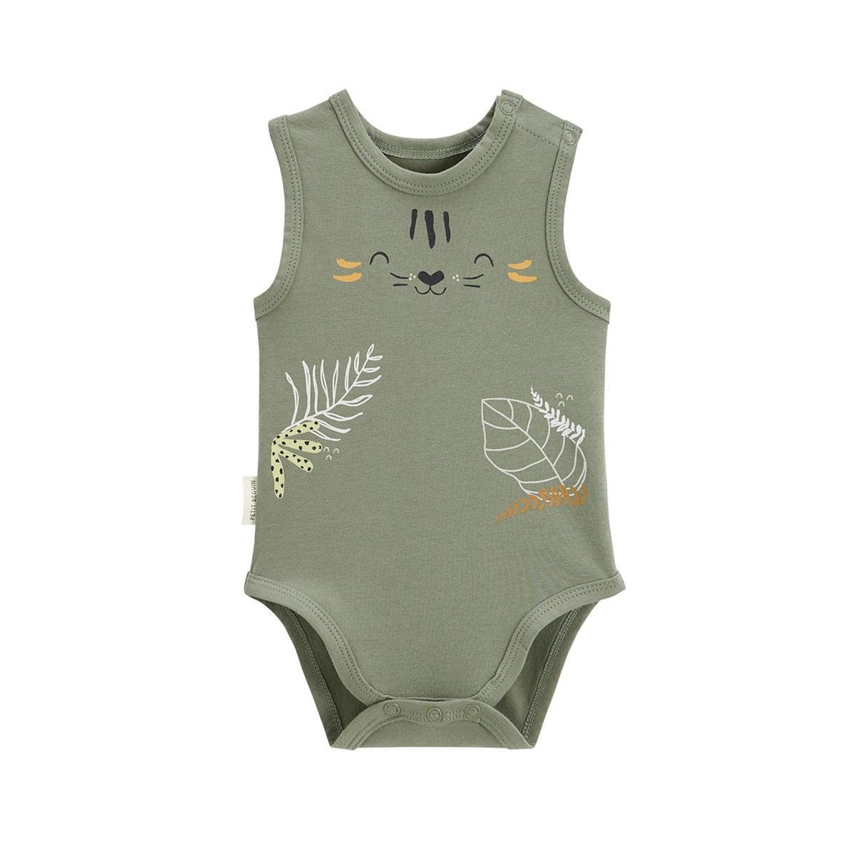 Petit Béguin Lot de 2 bodies bébé sans manches Dumbea