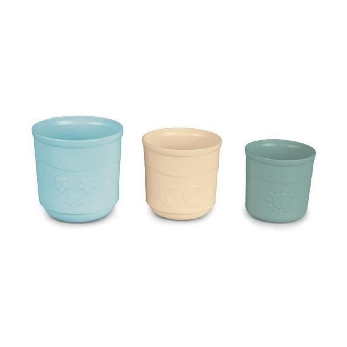 SMOBY Jouet de bain Smoby Little Smoby Hippo - Toboggan et roues pour bébé de 18 mois - Bleu et vert