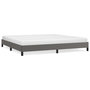 Voir la diapositive 2 : VIDAXL Cadre de lit sans matelas gris 200x200 cm similicuir